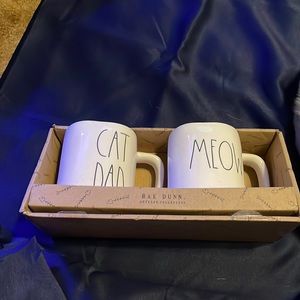 Rae Dunn pet lovers mug two pack new